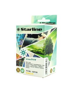 CARTUCCIA INK GIALLO PER PRINT C/HP 711 JNHP711Y STARLINE INKJET COMPATIBILI