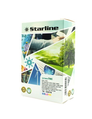 CARTUCCIA INK COLORI PER PRINT C/HP 78C JRHP78 STARLINE INKJET COMPATIBILI