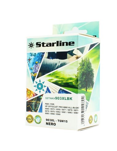 CARTUCCIA INK NERO PER PRINT C/HP 903XL JNHP903B STARLINE INKJET COMPATIBILI