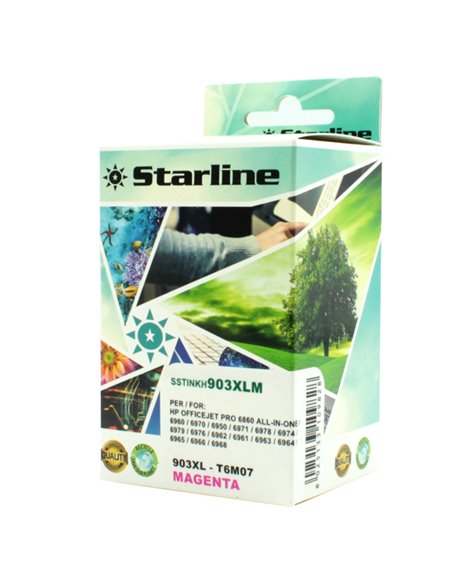 CARTUCCIA INK MAGENTA PER PRINT C/HP 903XL JNHP903M STARLINE INKJET COMPATIBILI