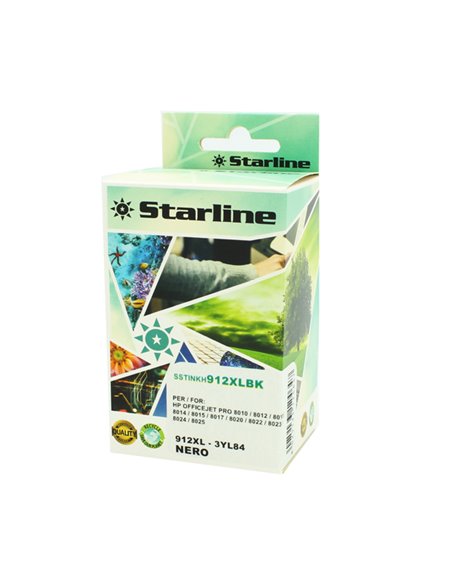 Cartuccia Ink Starline Nero HP 912 XL JRHP912B STARLINE INKJET COMPATIBILI