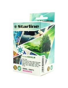 CARTUCCIA INK MAGENTA PER PRINT C/HP N. 920 E 920XL CON CHIP JNHP920M STARLINE INKJET COMPATIBILI