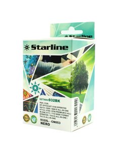CARTUCCIA INK NERO PER PRINT C/HP 932BK CON CHIP JNHP932B STARLINE INKJET COMPATIBILI