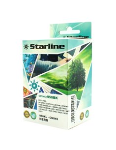 CARTUCCIA INK NERO PER PRINT C/HP 950XLBK CON CHIP JNHP950B STARLINE INKJET COMPATIBILI