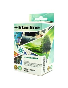 CARTUCCIA INK NERO PER PRINT C/HP 953XL JNHP953B STARLINE INKJET COMPATIBILI