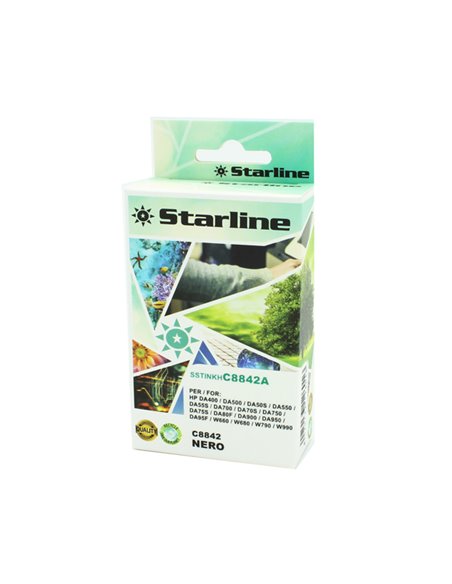 Cartuccia Starline nero C8842A JRHP8842 STARLINE INKJET COMPATIBILI