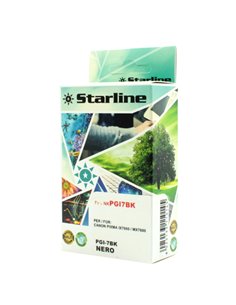 CARTUCCIA INK NERO PER PRINT C/CANON PIXMA MX7600 PGI-7BK JNCA7B STARLINE INKJET COMPATIBILI