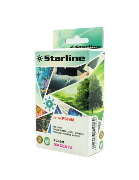 CARTUCCIA MAGENTA PIXMA 9500 JNCA9M STARLINE INKJET COMPATIBILI