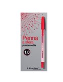 SCATOLA 50 PENNA SFERA ROSSO P.MEDIA 1.0MM STARLINE STL1109.