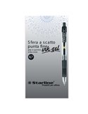 PENNA SFERA SCATTO INK GEL NERO 0.7MM Fine STARLINE STL1208.