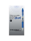 PENNA SFERA SCATTO INK GEL BLU 0.7MM Fine STARLINE STL1209.