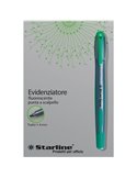EVIDENZIATORE STARLINE VERDE P.SCALPELLO 1-4MM STL1639.
