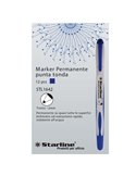 Marcatore permanente punta tonda 2mm blu Starline STL1642.