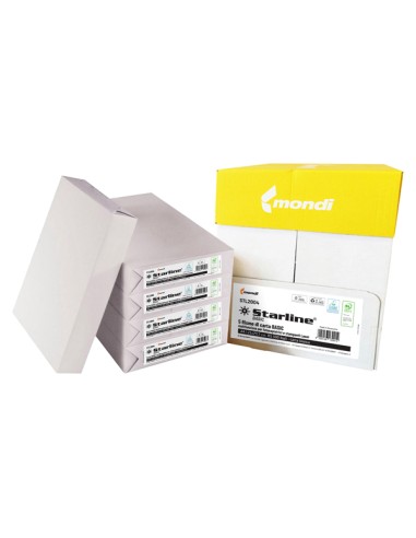CARTA FOTOCOPIE A4 75gr 500Fg Bianca BASIC STARLINE (drop max 25 risme) 6901STLDROP STARLINE CARTA PER CONSEGNE DIRETTE
