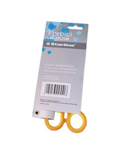 FORBICI 17,8cm LAMA in ACCIAIO IMPUGNATURA MORBIDA Starline 4366 2
