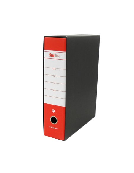 Registratore STARBOX f.to protocollo dorso 8cm rosso STARLINE 0201929.RO