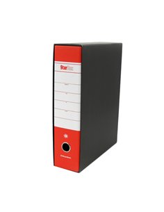 Registratore STARBOX f.to protocollo dorso 8cm rosso STARLINE/sfuso STL4001 SFUSO STARLINE REGISTRATORI A LEVA