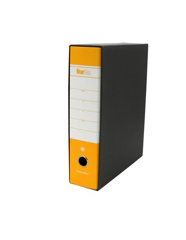 Registratore STARBOX f.to protocollo dorso 8cm giallo STARLINE/sfuso STL4003 SFUSO