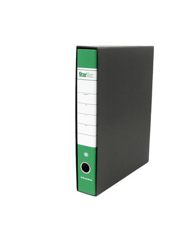 Registratore STARBOX f.to protocollo dorso 5cm verde STARLINE 0201930.VE STARLINE REGISTRATORI A LEVA