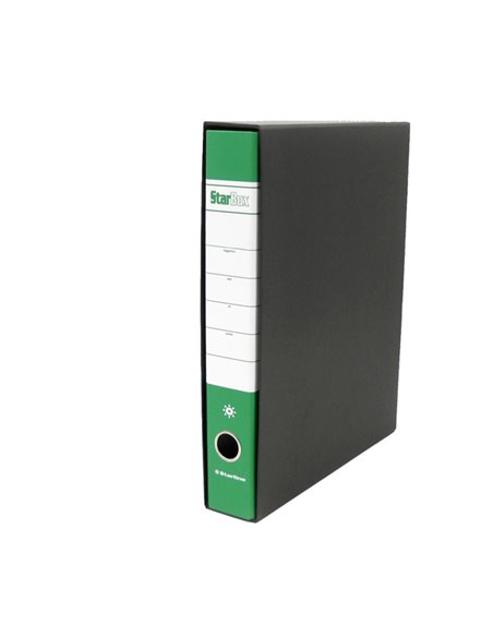 Registratore STARBOX f.to protocollo dorso 5cm verde STARLINE/sfuso 0201930.VE/SFUSO STARLINE REGISTRATORI A LEVA