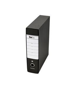 Registratore STARBOX f.to protocollo dorso 8cm nero STARLINE 0201929.NE STARLINE REGISTRATORI A LEVA