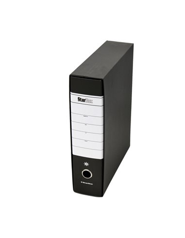 Registratore STARBOX f.to protocollo dorso 8cm nero STARLINE 0201929.NE STARLINE REGISTRATORI A LEVA