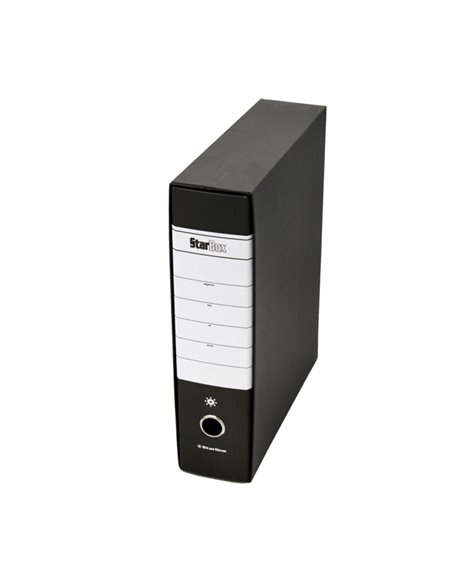 Registratore STARBOX f.to protocollo dorso 8cm nero STARLINE 0201929.NE STARLINE REGISTRATORI A LEVA