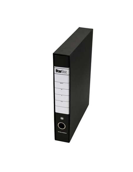 Registratore STARBOX f.to protocollo dorso 5cm nero STARLINE 0201930.NE STARLINE REGISTRATORI A LEVA