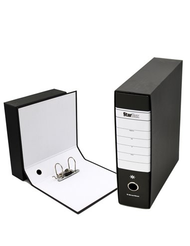 Registratore STARBOX f.to commerciale dorso 8cm nero STARLINE 0201935.NE STARLINE REGISTRATORI A LEVA