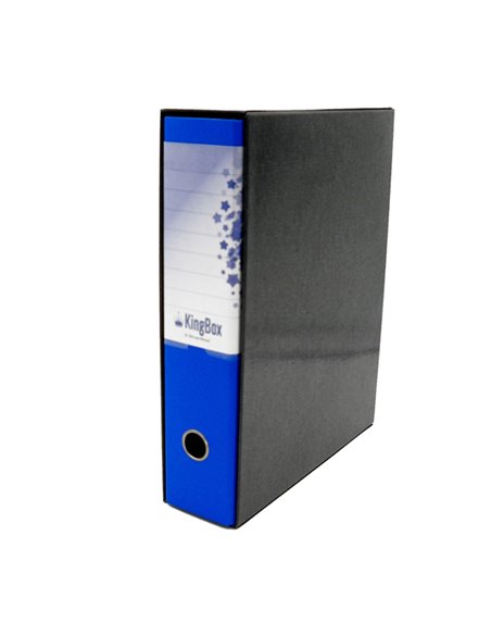 Registratore KINGBOX f.to protocollo dorso 8cm blu STARLINE RXP8BL STARLINE REGISTRATORI A LEVA