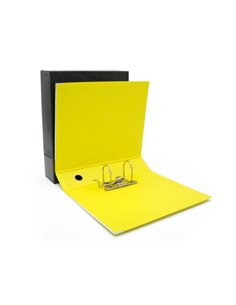 Registratore KINGBOX f.to protocollo dorso 8cm giallo STARLINE RXP8GI STARLINE REGISTRATORI A LEVA 2