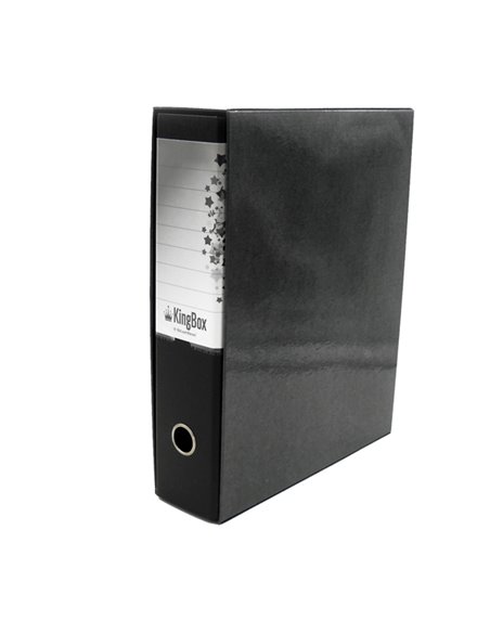 Registratore KINGBOX f.to protocollo dorso 8cm nero STARLINE RXP8NE STARLINE REGISTRATORI A LEVA