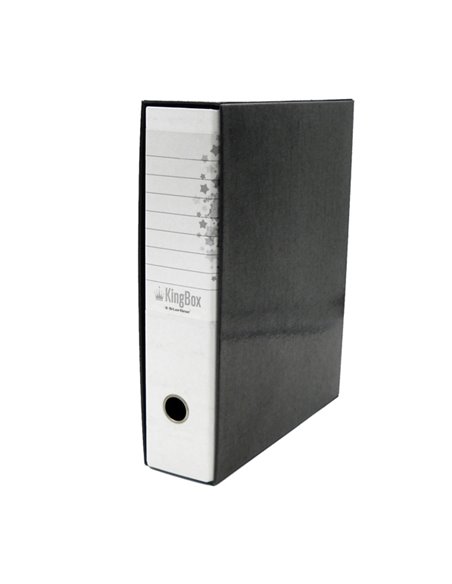 Registratore KINGBOX f.to protocollo dorso 8cm bianco STARLINE RXP8BI STARLINE REGISTRATORI A LEVA