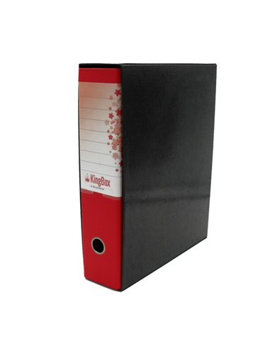 Registratore KINGBOX f.to protocollo dorso 8cm rosso STARLINE RXP8RO STARLINE REGISTRATORI A LEVA