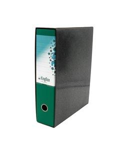 Registratore KINGBOX f.to protocollo dorso 8cm verde STARLINE RXP8VE STARLINE REGISTRATORI A LEVA