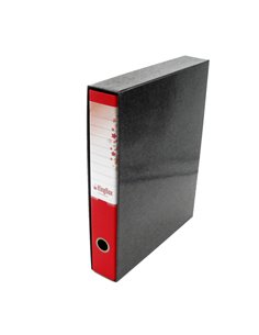 Registratore KINGBOX f.to protocollo dorso 5cm rosso STARLINE RXP5RO