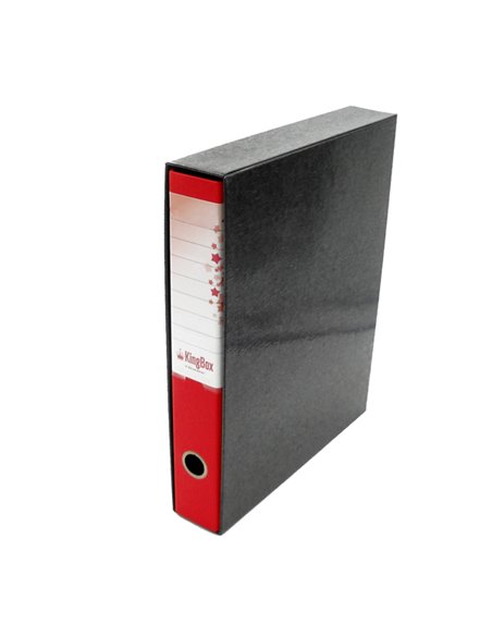 Registratore KINGBOX f.to protocollo dorso 5cm rosso STARLINE RXP5RO