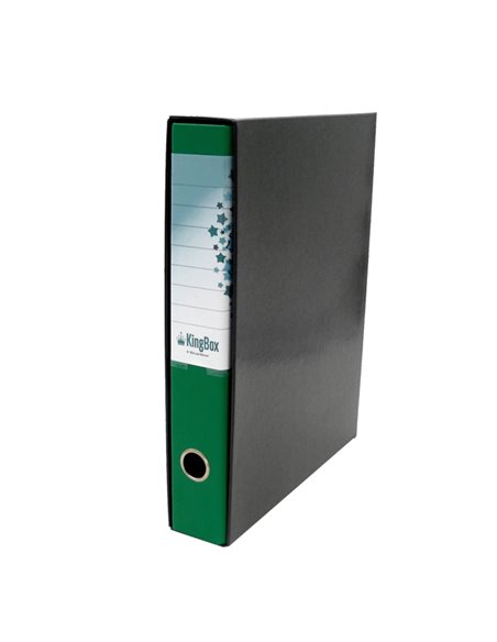 Registratore KINGBOX f.to protocollo dorso 5cm verde STARLINE RXP5VE STARLINE REGISTRATORI A LEVA