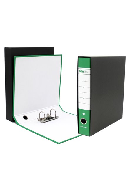 Registratore STARBOX f.to commerciale dorso 5cm verde STARLINE STL4032 STARLINE REGISTRATORI A LEVA