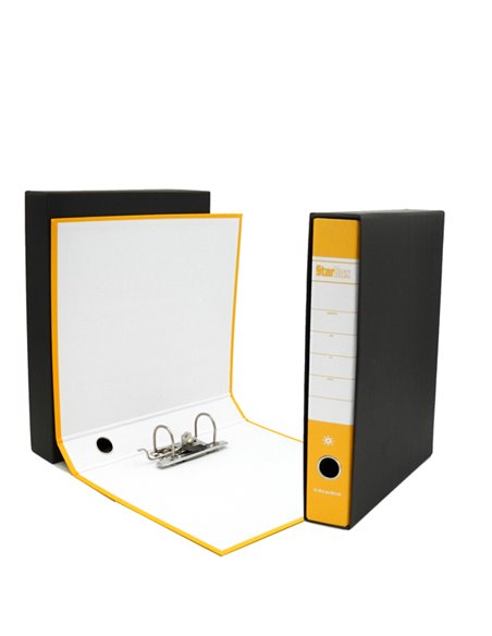 Registratore STARBOX f.to commerciale dorso 5cm giallo STARLINE STL4033 STARLINE REGISTRATORI A LEVA