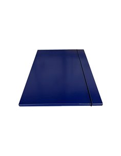 Cartella c/elastico tondo blu dorso 1cm Starline CP01ELBL-STL5300 STARLINE CARTELLINE A TRE LEMBI