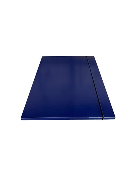 Cartella c/elastico tondo blu dorso 1cm Starline CP01ELBL-STL5300 STARLINE CARTELLINE A TRE LEMBI
