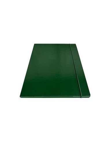 Cartella c/elastico tondo verde dorso 1cm Starline CP01ELVE-STL5302