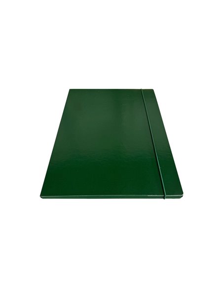 Cartella c/elastico tondo verde dorso 1cm Starline CP01ELVE-STL5302
