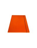 Cartella c/elastico tondo arancio dorso 1cm Starline CP01ELAR-STL5304
