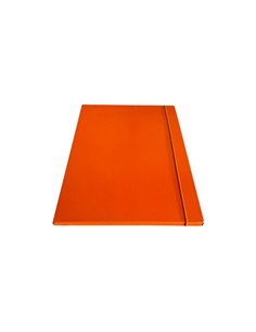 Cartella c/elastico tondo arancio dorso 1cm Starline CP01ELAR-STL5304