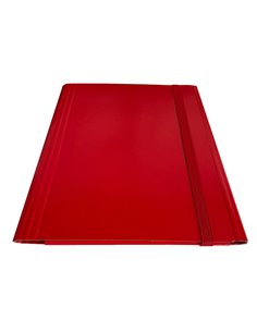 Cartella c/elastico piatto rosso dorso variabile Starline CP7RO-STL5401