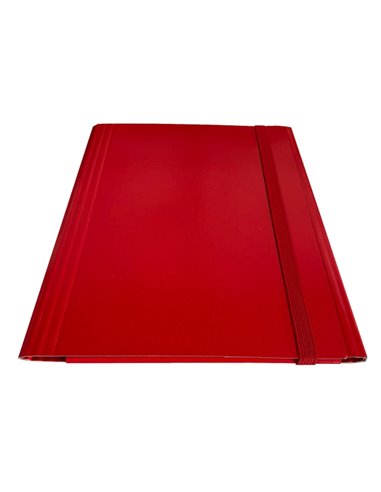 Cartella c/elastico piatto rosso dorso variabile Starline CP7RO-STL5401