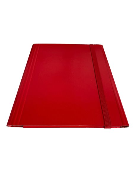 Cartella c/elastico piatto rosso dorso variabile Starline CP7RO-STL5401