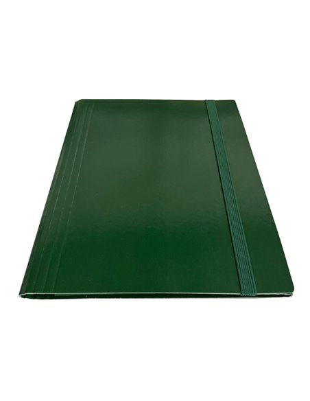 Cartella c/elastico piatto verde dorso variabile Starline CP7VE-STL5402